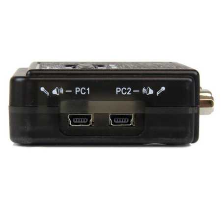 StarTech.com Switch KVM a 2 porte VGA USB con audio e cavi - Commutatore VGA USB a doppia porta SV211KUSB