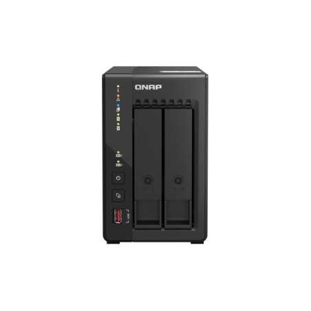 QNAP TS-253E NAS Tower Intel® Celeron® J6412 8 GB 0 TB QNAP QTS Nero TS-253E-8G