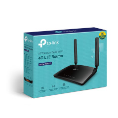 TP-Link Archer MR200 router wireless Fast Ethernet Dual-band (2.4 GHz 5 GHz) 4G Nero