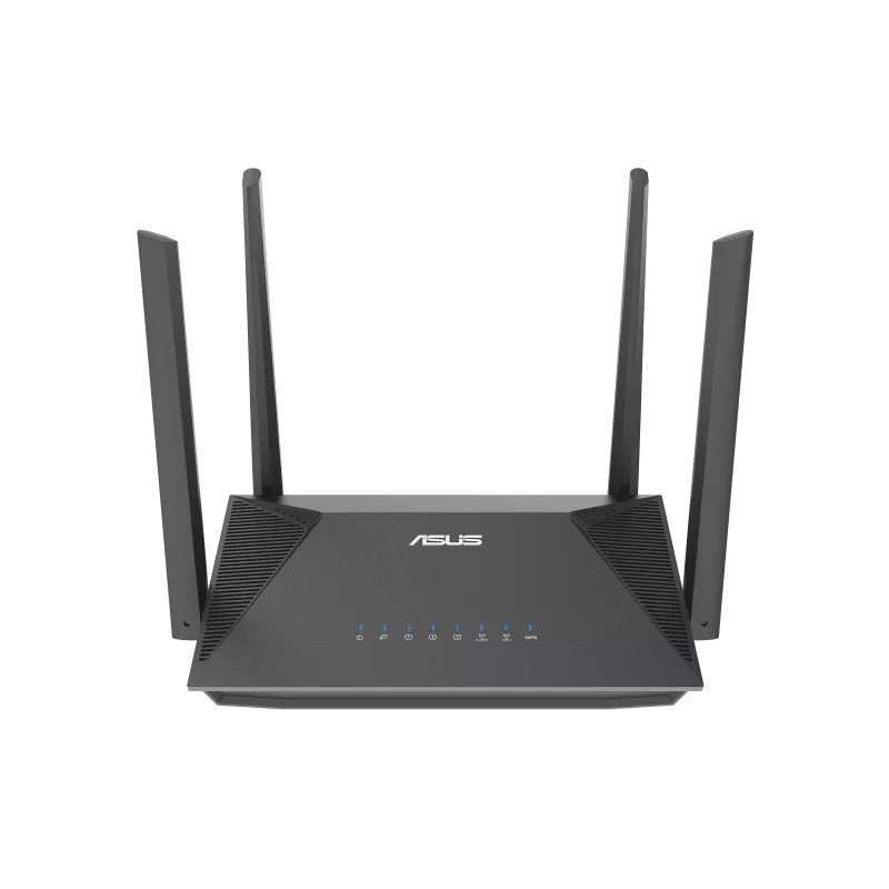 ASUS RT-AX52 AX1800 AiMesh router wireless Gigabit Ethernet Dual-band (2.4 GHz/5 GHz) Nero ASUS RT-AX52 AX1800 AiMesh router wireless Gigabit Ethernet Dual-band (2.4 GHz/5 GHz) Nero