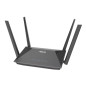 ASUS RT-AX52 AX1800 AiMesh router wireless Gigabit Ethernet Dual-band (2.4 GHz/5 GHz) Nero ASUS RT-AX52 AX1800 AiMesh router wireless Gigabit Ethernet Dual-band (2.4 GHz/5 GHz) Nero