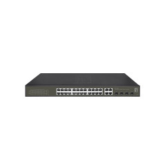 LevelOne GES-2128P switch di rete Gestito L2 Gigabit Ethernet (10 100 1000) Supporto Power over Ethernet (PoE) Nero