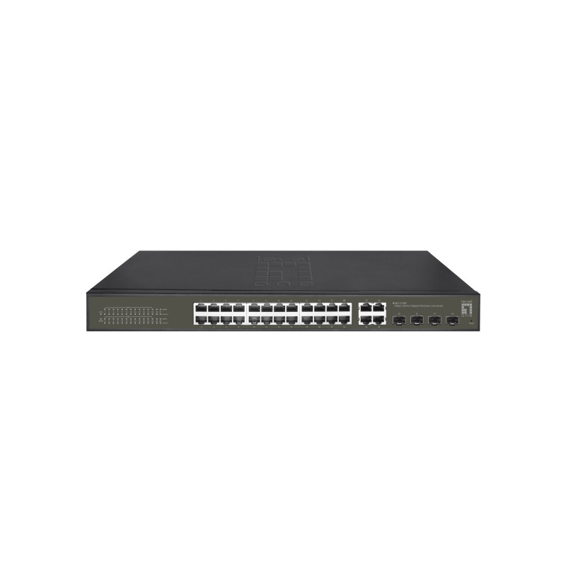 LevelOne GES-2128P switch di rete Gestito L2 Gigabit Ethernet (10/100/1000) Supporto Power over Ethernet (PoE) Nero LevelOne GES-2128P switch di rete Gestito L2 Gigabit Ethernet (10/100/1000) Supporto Power over Ethernet (PoE) Nero