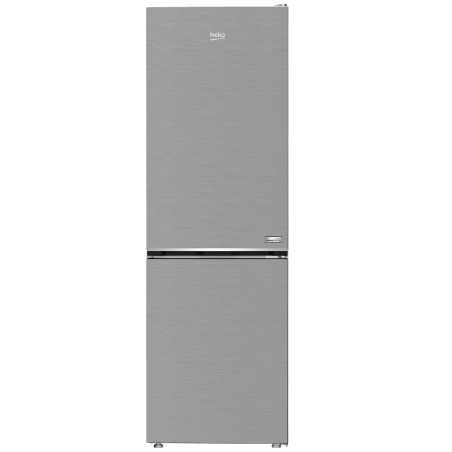 Beko Frigorifero Combi 1.80cm, Classe C, Total NF, Compressore ProSmart™Inverter, Metal Look, AeroFlow, HarvestFresh, 35 dBA