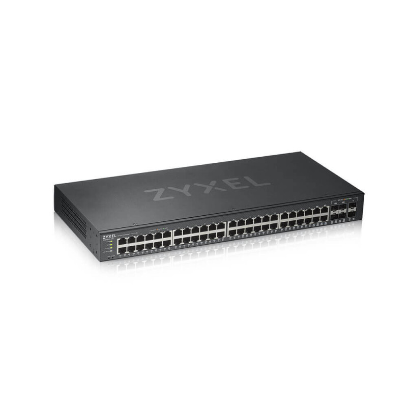 Zyxel GS1920-48V2 Gestito Gigabit Ethernet (10/100/1000) Nero Zyxel GS1920-48V2 Gestito Gigabit Ethernet (10/100/1000) Nero