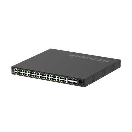 NETGEAR GSM4248P-100EUS switch di rete Gestito L2/L3/L4 Gigabit Ethernet (10/100/1000) Supporto Power over Ethernet (PoE) Nero