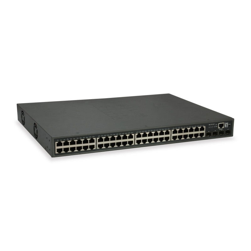 LevelOne GTP-5271 switch di rete Gestito L3 Gigabit Ethernet (10/100/1000) Supporto Power over Ethernet (PoE) Grigio LevelOne GTP-5271 switch di rete Gestito L3 Gigabit Ethernet (10/100/1000) Supporto Power over Ethernet (PoE) Grigio
