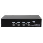 StarTech.com Switch KVM DisplayPort USB a 4 porte con audio SV431DPUA
