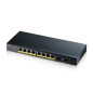 Zyxel GS1900-10HP Gestito L2 Gigabit Ethernet (10/100/1000) Supporto Power over Ethernet (PoE) Nero Zyxel GS1900-10HP Gestito L2 Gigabit Ethernet (10/100/1000) Supporto Power over Ethernet (PoE) Nero