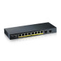 Zyxel GS1900-10HP Gestito L2 Gigabit Ethernet (10/100/1000) Supporto Power over Ethernet (PoE) Nero Zyxel GS1900-10HP Gestito L2 Gigabit Ethernet (10/100/1000) Supporto Power over Ethernet (PoE) Nero