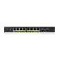 Zyxel GS1900-10HP Gestito L2 Gigabit Ethernet (10/100/1000) Supporto Power over Ethernet (PoE) Nero Zyxel GS1900-10HP Gestito L2 Gigabit Ethernet (10/100/1000) Supporto Power over Ethernet (PoE) Nero