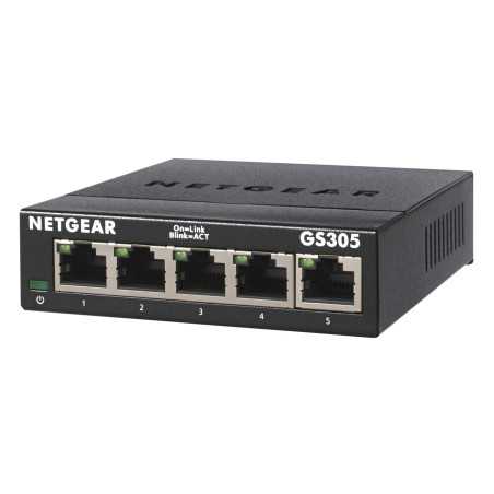 NETGEAR GS305 Non gestito L2 Gigabit Ethernet (10/100/1000) Nero GS305-300PES