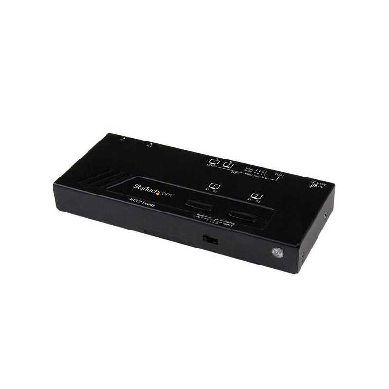 StarTech.com Switch matrice HDMI 2x2 con commutazione automatica e prioritaria - 1080p VS222HDQ