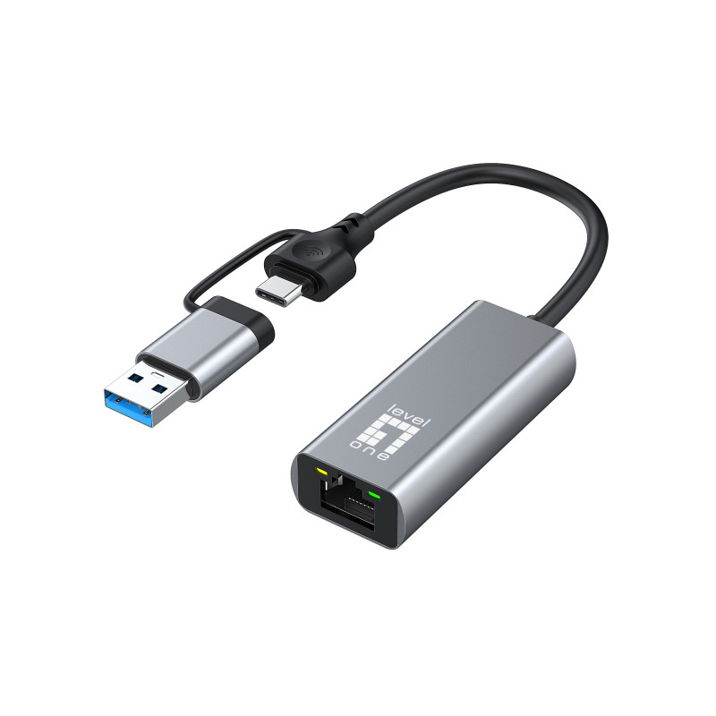 LevelOne USB-0423 scheda di rete e adattatore Ethernet 2500 Mbit/s LevelOne USB-0423 scheda di rete e adattatore Ethernet 2500 Mbit/s