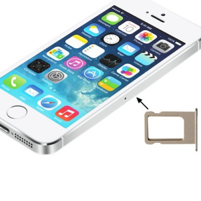 Sim Holder For Iphone 5S Gold