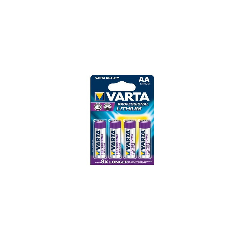 Varta 4x AA Lithium Batteria monouso Stilo AA Litio Varta 4x AA Lithium Batteria monouso Stilo AA Litio
