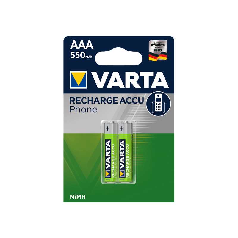 Varta 58397101402 Batteria ricaricabile Mini Stilo AAA Nichel-Metallo Idruro (NiMH) Varta 58397101402 Batteria ricaricabile Mini Stilo AAA Nichel-Metallo Idruro (NiMH)