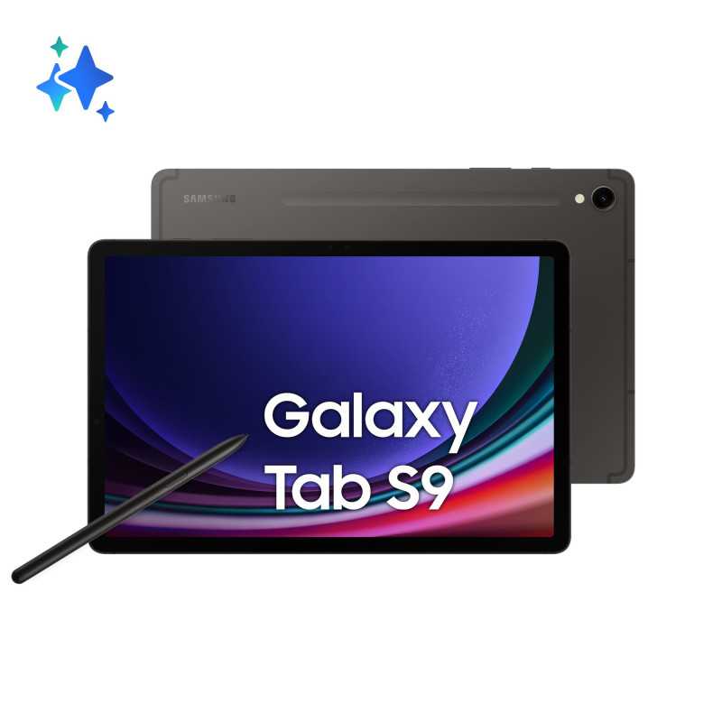Samsung Galaxy Tab S9 Tablet AI Android 11 Pollici Dynamic AMOLED 2X Wi-Fi RAM 12 GB 256 GB Tablet Android 13 Gra SM-X710NZAEEUE