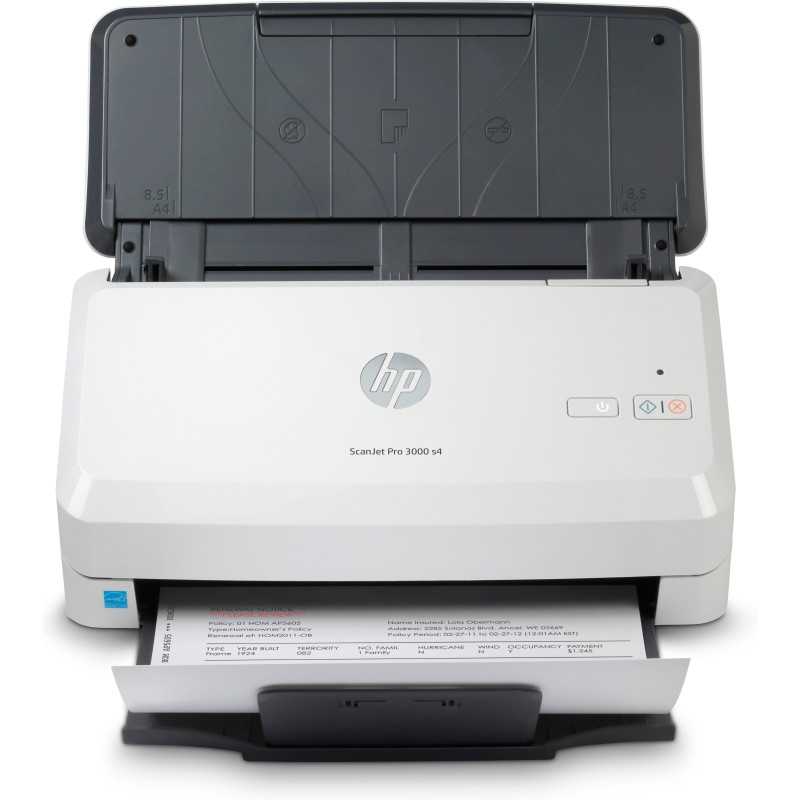 HP Scanjet Pro 3000 s4 Scanner a foglio 600 x 600 DPI A4 Nero, Bianco 6FW07A#B19 HP Scanjet Pro 3000 s4 Scanner a foglio 600 x 600 DPI A4 Nero, Bianco 6FW07A#B19