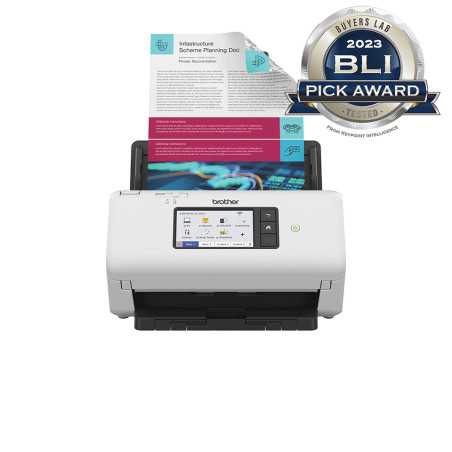 Brother ADS-4700W scanner Scanner con ADF + alimentatore di fogli 600 x 600 DPI A4 Nero, Bianco ADS4700WRE1