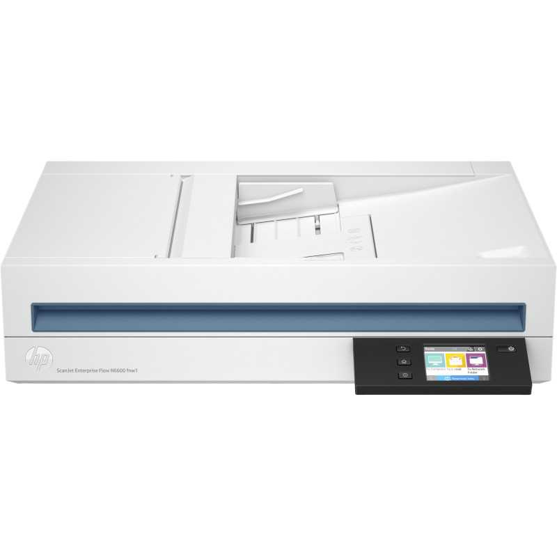 HP Scanjet Enterprise Flow N6600 fnw1 Scanner piano e ADF 1200 x 1200 DPI A4 Bianco 20G08A#B19 HP Scanjet Enterprise Flow N6600 fnw1 Scanner piano e ADF 1200 x 1200 DPI A4 Bianco 20G08A#B19