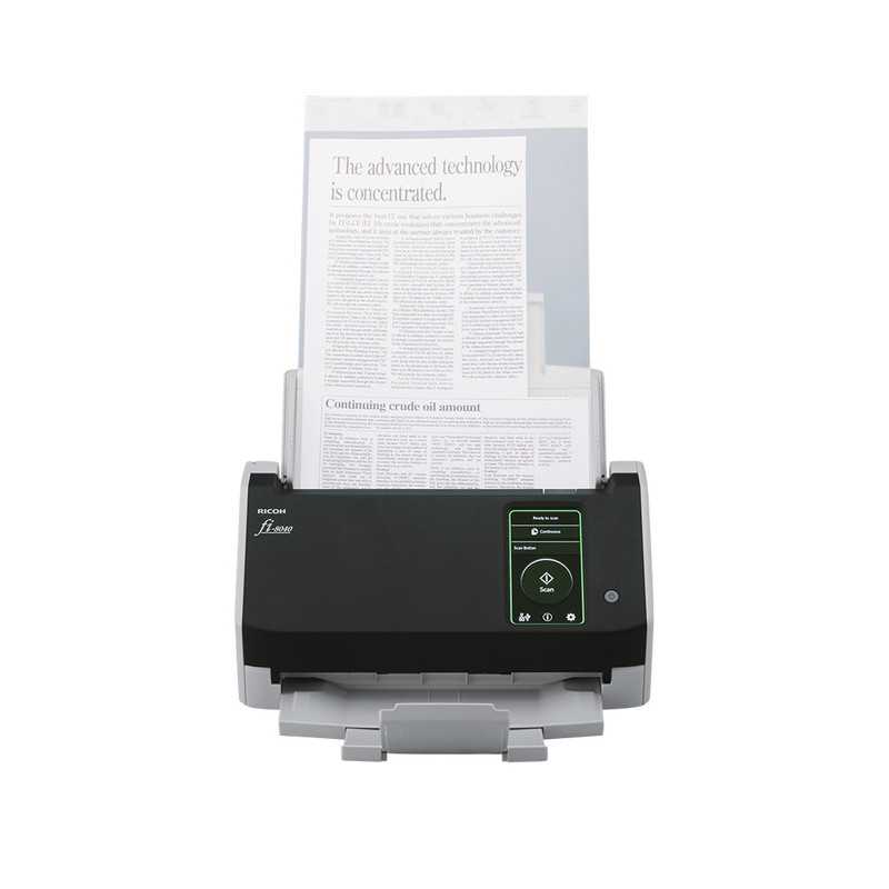 Ricoh fi-8040 ADF + scanner ad alimentazione manuale 600 x 600 DPI A4 Nero, Grigio PA03836-B001