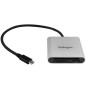 StarTech.com Lettore Multischede esterno per Flash Card SD/MMC/CF USB 3.1 ( Tipo-C ) Gen 1 (5Gbps) FCREADU3C