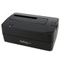StarTech.com Docking Station per Hard Disk a Singolo Slot - Dock USB 3.0 (5 Gbps) per Hard Drive HDD/SSD SATA I/II/II SATDOCKU3S