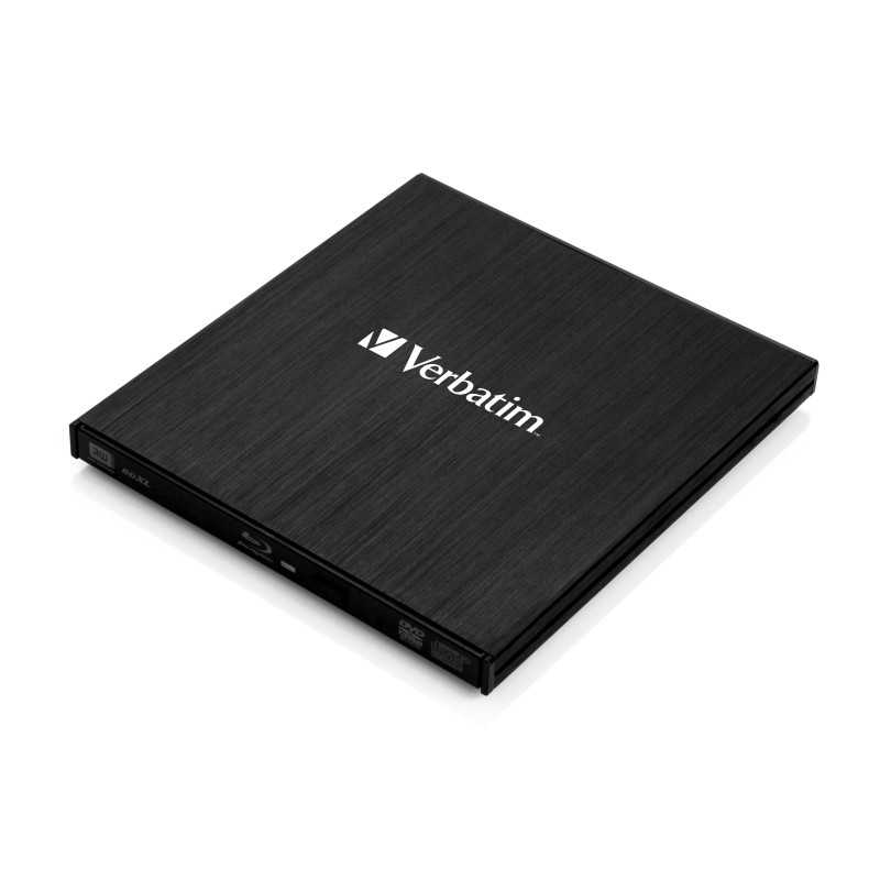 Verbatim External Slimline lettore di disco ottico Blu-Ray RW Nero 43890