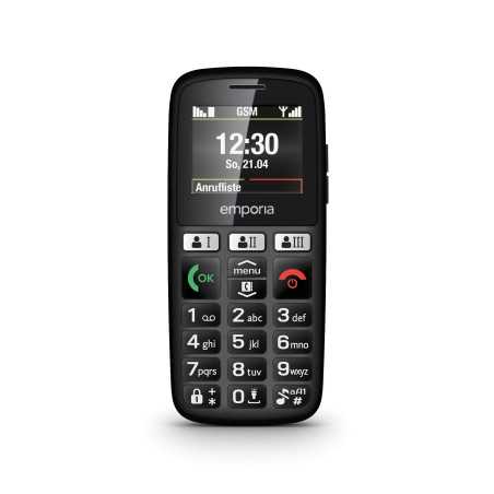Emporia emporiaHAPPY 70 g Nero Telefono di livello base