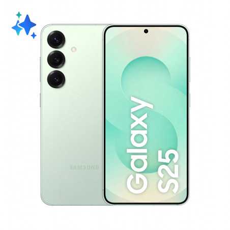 Samsung Galaxy S25 Smartphone AI, Display 6.2'' FHD+ Dynamic AMOLED 2X, Fotocamera 50MP, RAM 12GB, 256GB, 4.000 mAh, Mint