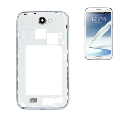 Cadre Arrière Pour Galaxy Note Ii - Cadre Blanc N7100