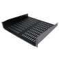 StarTech.com Scaffale cantilever per montaggio a rack universale con fessure 16" 2U - Ripiano per armadio server rack  CABSHELFV