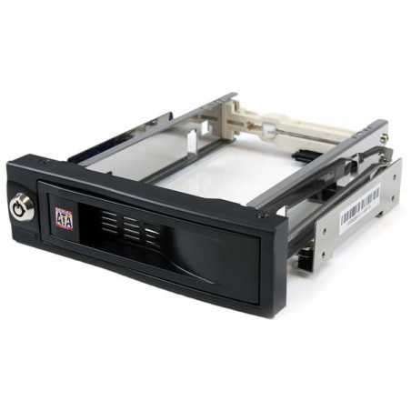 StarTech.com Rack portatile trayless funzione hot-swap da 5,25" per dischi rigidi da 3,5" HSB100SATBK