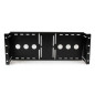 StarTech.com Staffa di montaggio universale per monitor LCD VESA per rack 19'' o armadi RKLCDBK