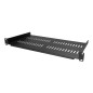 StarTech.com Ripiano Rack 19" 2U - Mensola Universale ventilata per rack e armadi di Rete da 19 pollici - Scaffale i CABSHELFV1U
