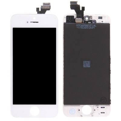 Display Lcd + Touch Screen + Frame Per Apple Iphone 5 Bianco Originale Tianma