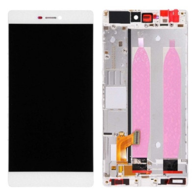 Afficheur Lcd + Écran Tactile + Cadre Pour Huawei P8 5.2 Blanc