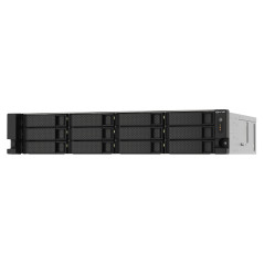 QNAP TS-1273AU-RP-8G server NAS e di archiviazione Armadio (2U) Ryzen Embedded V1500B 8 GB DDR4 0 TB QNAP QTS Alluminio, Nero