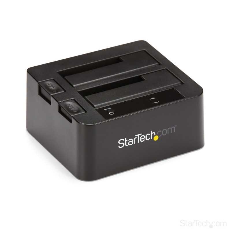 StarTech.com Box esterno USB 3.1 (10Gbps) a doppio alloggiamento da 2,5"/3,5" SATA SSD/HDD SDOCK2U313 StarTech.com Box esterno USB 3.1 (10Gbps) a doppio alloggiamento da 2,5"/3,5" SATA SSD/HDD SDOCK2U313