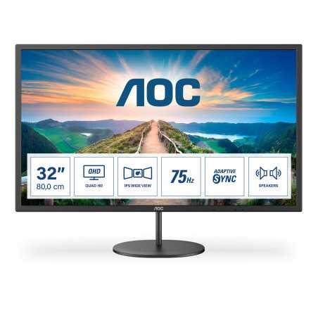 AOC V4 Q32V4 Monitor PC 80 cm (31.5") 2560 x 1440 Pixel 2K Ultra HD LED Nero