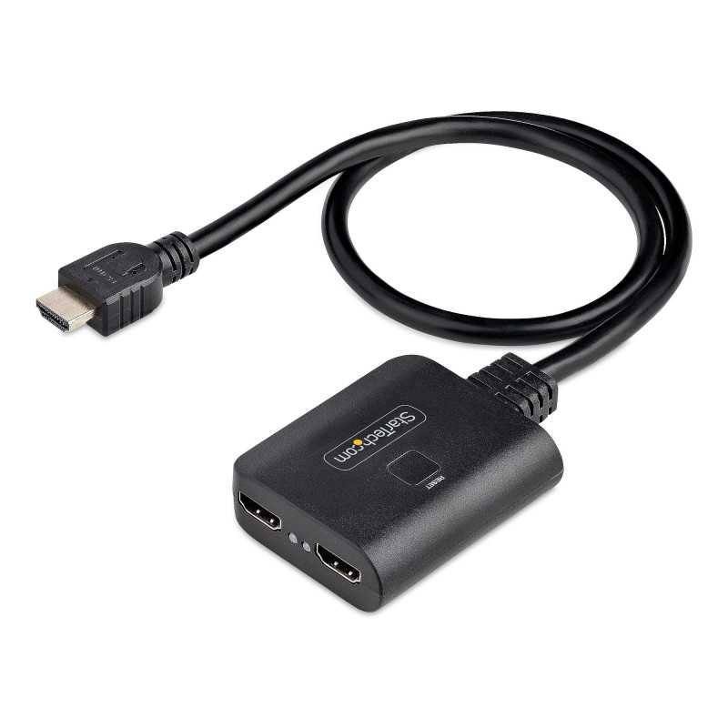 StarTech.com Splitter HDMI 4K a 2 Porte - Sdoppiatore Video HDMI 2.0 4K 60Hz con 1 Ingresso e 2 Uscite - Hu HDMI-SPLITTER-4K60UP StarTech.com Splitter HDMI 4K a 2 Porte - Sdoppiatore Video HDMI 2.0 4K 60Hz con 1 Ingresso e 2 Uscite - Hu HDMI-SPLITTER-4K60UP