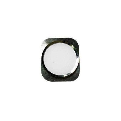 Tasto Home Per Iphone 6 - 6 Plus Bianco Button Bottone Centrale Pulsante Cursore