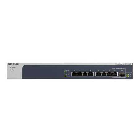 NETGEAR XS508M Non gestito 10G Ethernet (100/1000/10000) Grigio, Argento XS508M-100EUS