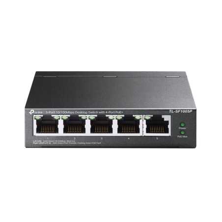 TP-Link TL-SF1005P Non gestito Fast Ethernet (10/100) Supporto Power over Ethernet (PoE) Nero - 1210002616294