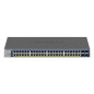 NETGEAR GS752TXP Gestito L2/L3/L4 10G Ethernet (100/1000/10000) Supporto Power over Ethernet (PoE) Nero GS752TXP-300EUS