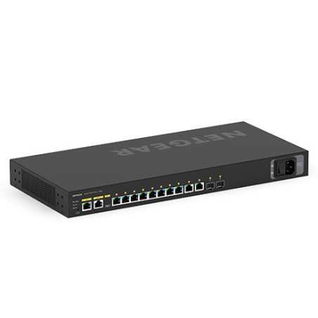 NETGEAR M4250-10G2F Gestito L2/L3 Gigabit Ethernet (10/100/1000) Supporto Power over Ethernet (PoE) 1U Nero GSM4212P-100EUS