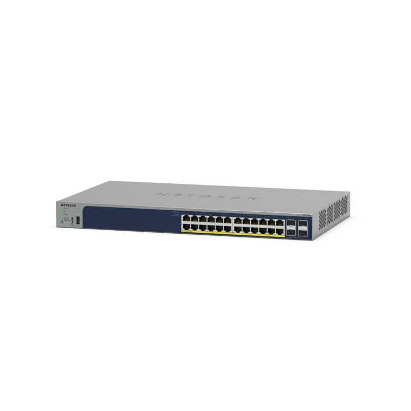 NETGEAR GS728TPP Gestito L2/L3/L4 Gigabit Ethernet (10/100/1000) Supporto Power over Ethernet (PoE) Grigio GS728TPP-300EUS NETGEAR GS728TPP Gestito L2/L3/L4 Gigabit Ethernet (10/100/1000) Supporto Power over Ethernet (PoE) Grigio GS728TPP-300EUS