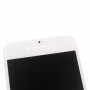 Touch screen + lcd display + frame per apple iphone 7 bianco vetro schermo