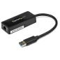 StarTech.com Adattatore USB 3.0 a Ethernet Gigabit (RJ45) - Scheda di rete NIC esterna con porta USB integrata - Ne USB31000SPTB